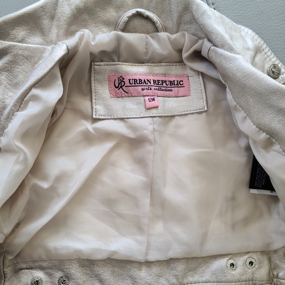 Urban Republic Faux Leather Jacket 12M - Picture 3 of 4